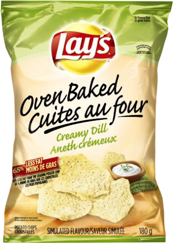 Lay's Bar-b-q Oven Baked Potato Chips (500x500), Png Download
