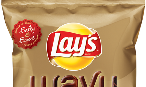 Wavy Lay's Milk Chocolate Covered Potato Chips (5 Oz.) (534x280), Png Download
