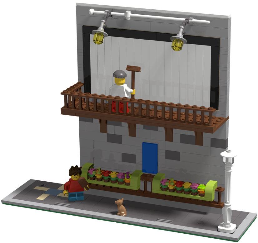 Modular Buildings Billboard - Lego Billboard (1200x900), Png Download