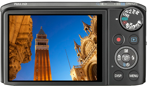 As Far As Looks Go, The Powershot Sx260 Is Sleek And - Canon Powershot Sx260 Hs - Digital Camera - Compact (500x500), Png Download