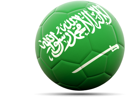 Illustration Of Flag Of Saudi Arabia - Football Of Saudi Arabia (640x480), Png Download