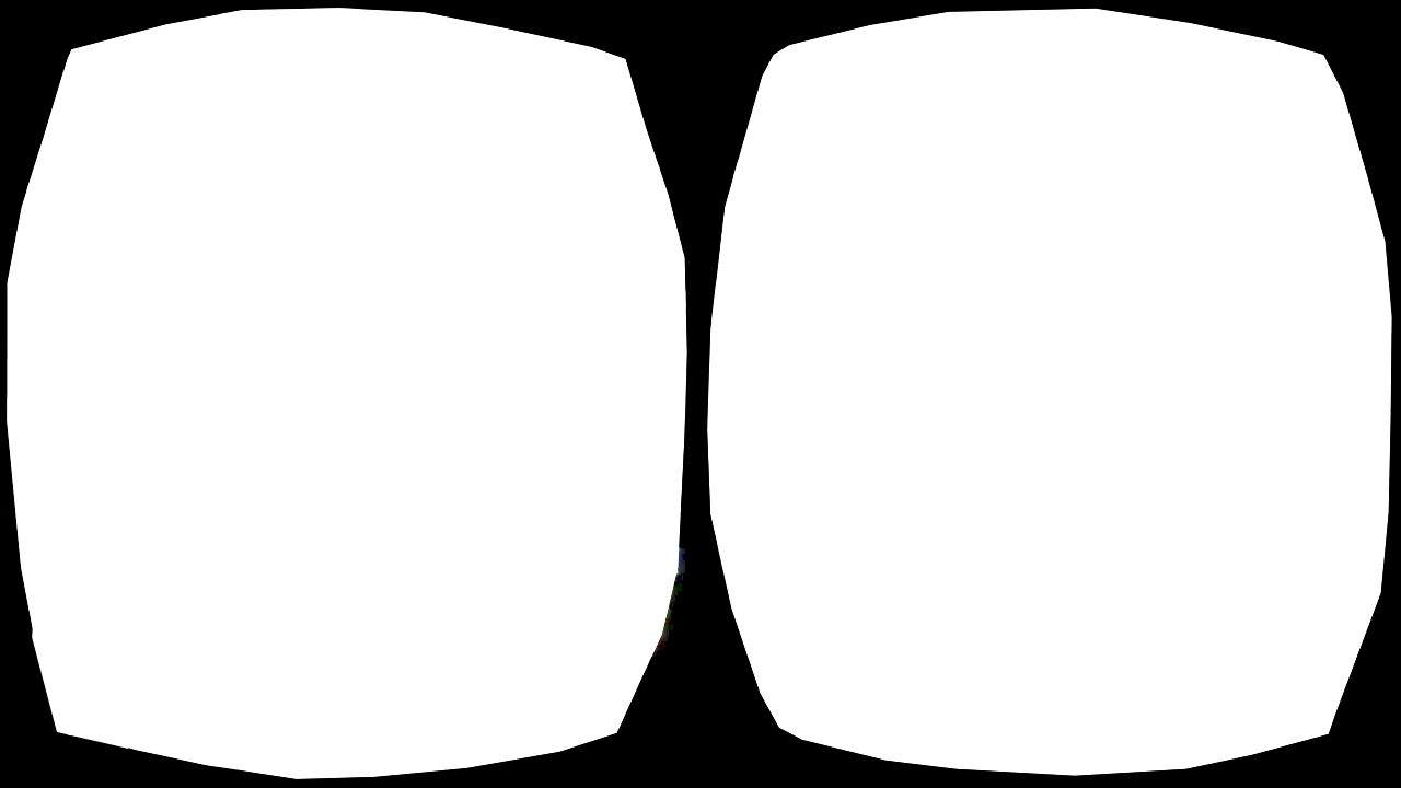 Oculus Rift Dk2 Screen Portion (1280x720), Png Download
