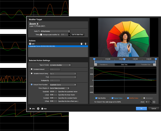 More Powerful Modifiers - Video Editing Software (540x440), Png Download