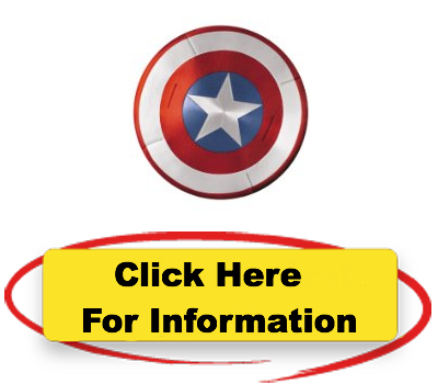 Disguise Marvel Captain America The Winter Soldier - Get Instant Access Button (400x350), Png Download