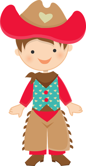 Cowboy E Cowgirl - Menino Festa Junina Desenho (286x548), Png Download