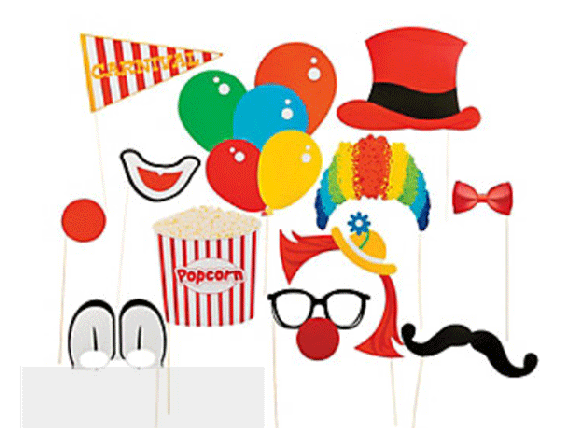Carnival Costume Photo Booth Props 12pcs - Carnival Photo Booth Props Printables (560x560), Png Download