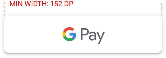 Google Pay Payment Button Minimum Width Illustration - Google (640x224), Png Download