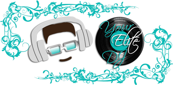 Your Elite Dj - Black And White Corner Borders (600x286), Png Download