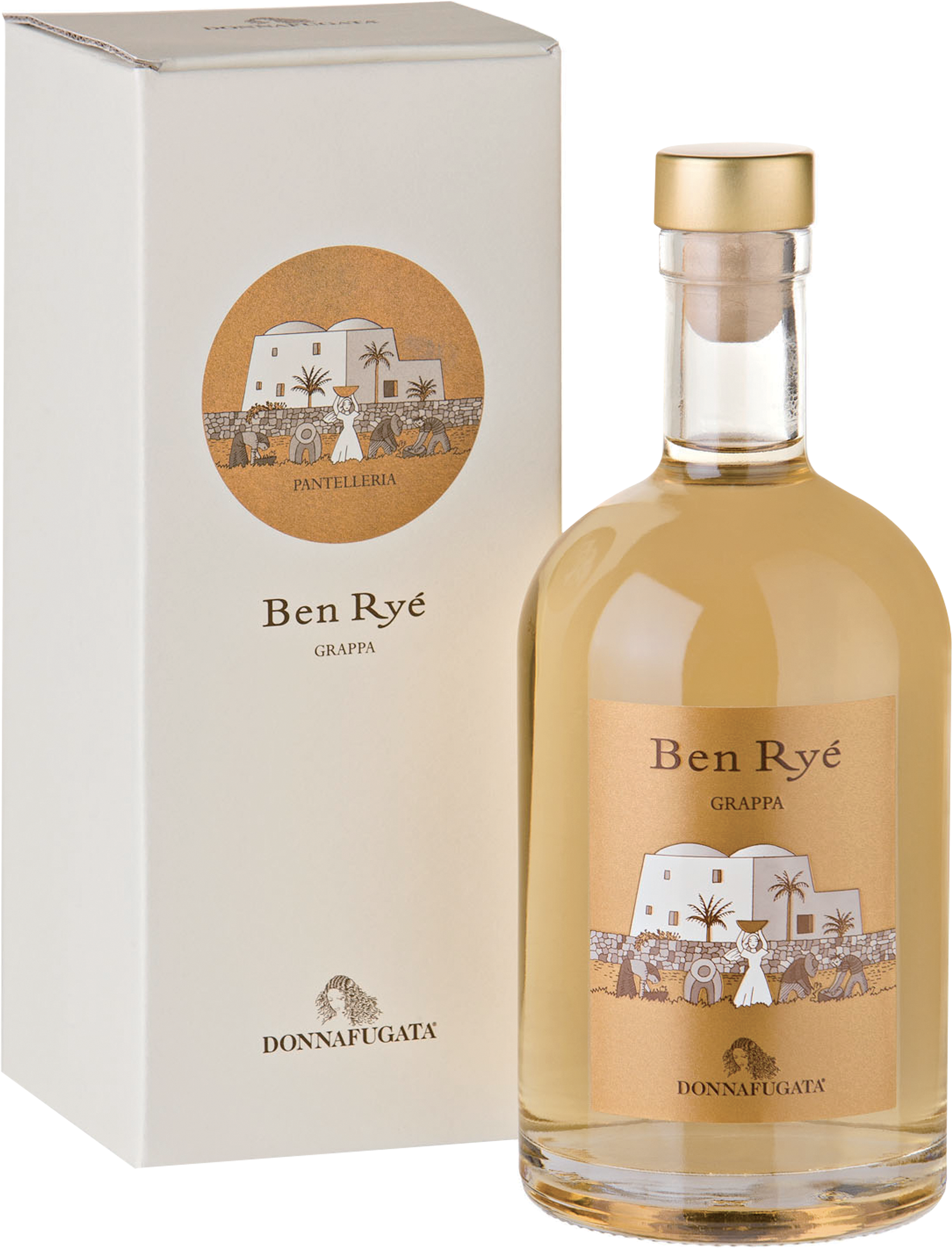 Grappa Ben Rye Bottle Donnafugata - Donnafugata Ben Rye Grappa (3600x3600), Png Download