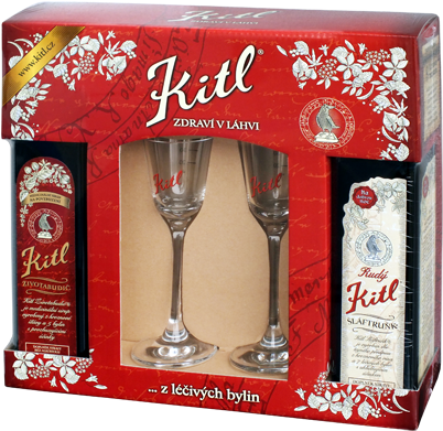 Kitl Gift Box - Kitl: Dárková Kazeta 2x500ml Se 2 Skleničkami (409x400), Png Download