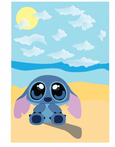 Seanna Conklin Stich Illustrator Meadhigh - Illustration (400x513), Png Download