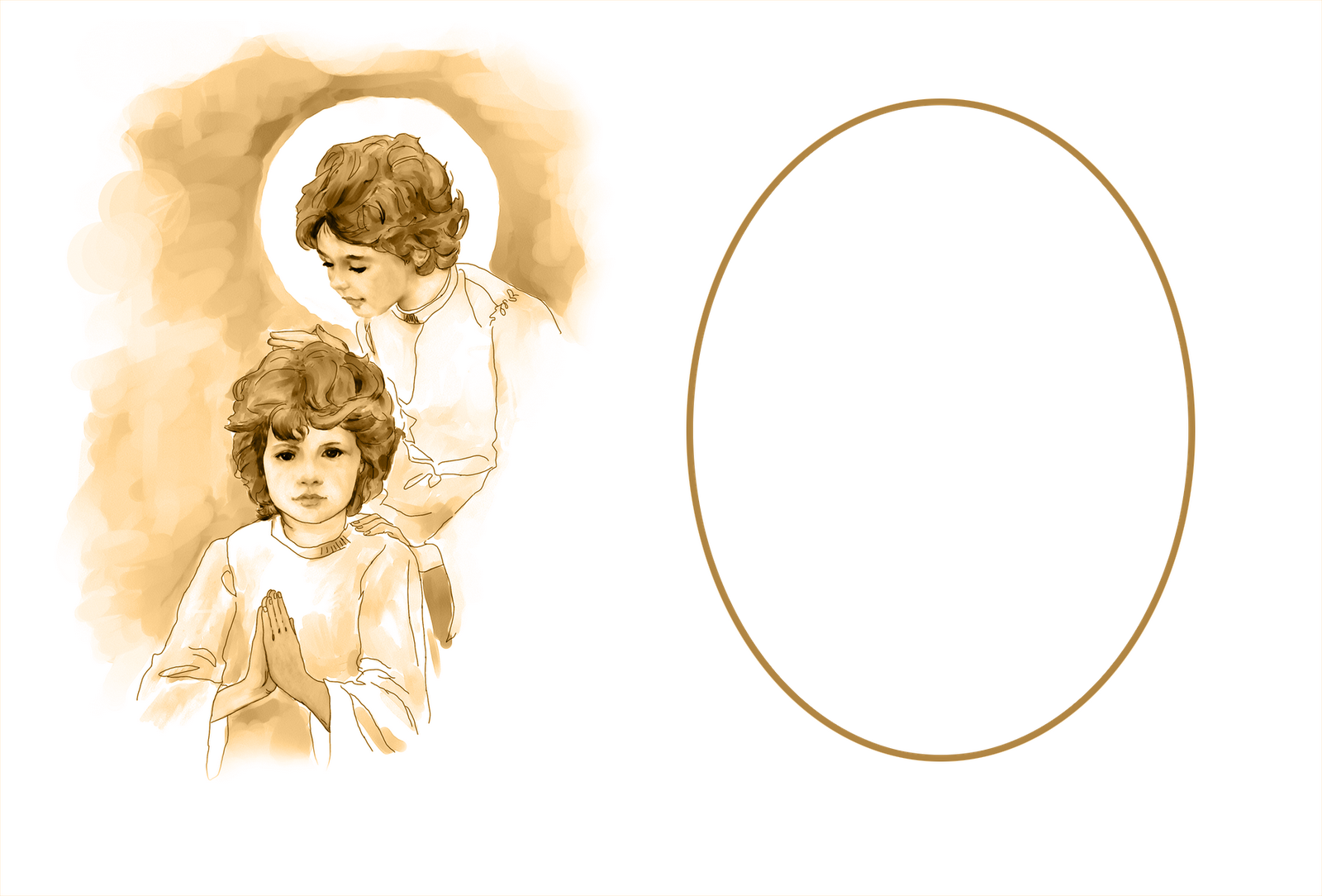 Batismo Png Frames - Child (1600x1084), Png Download