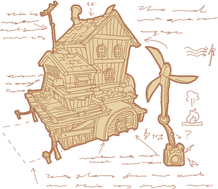 Blueprint Workshop Lv3 Upgrade - Cartoon (751x760), Png Download