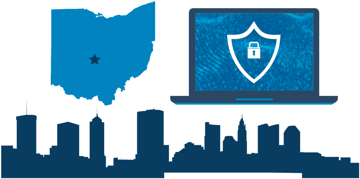 Columbus-cybersecurity - Toledo Ohio Throw Blanket (1200x627), Png Download