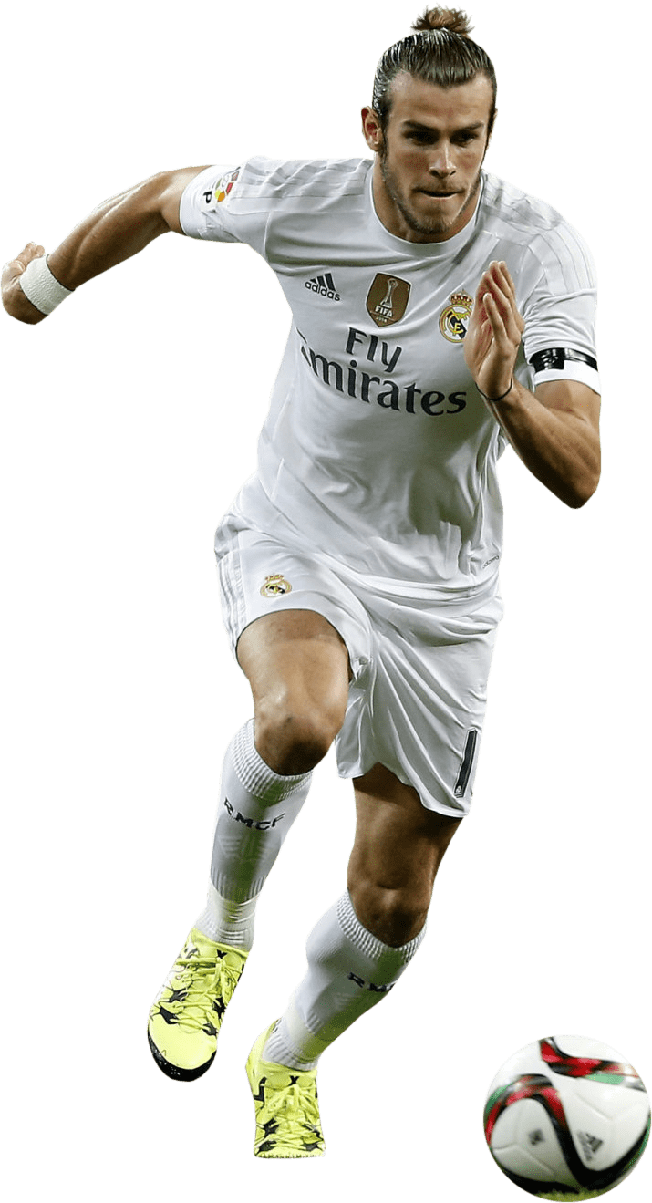 Celebrities - Real Madrid Gareth Bale Png (715x1319), Png Download