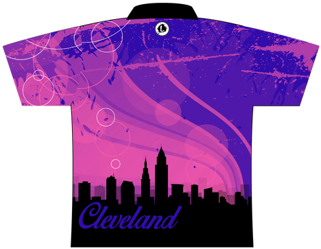Junior Gold Cleveland - Bowling Shirt (500x400), Png Download