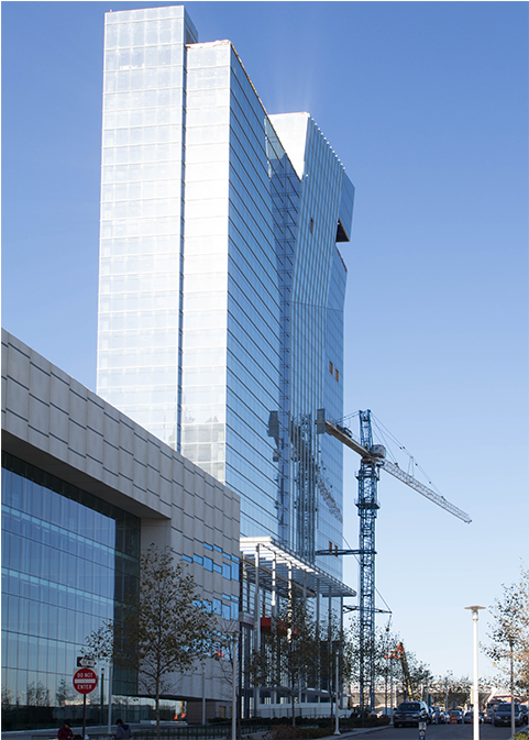 Forest City Erectors Is Also Completing All Miscellaneous - Hilton Penthouse Cleveland (896x672), Png Download