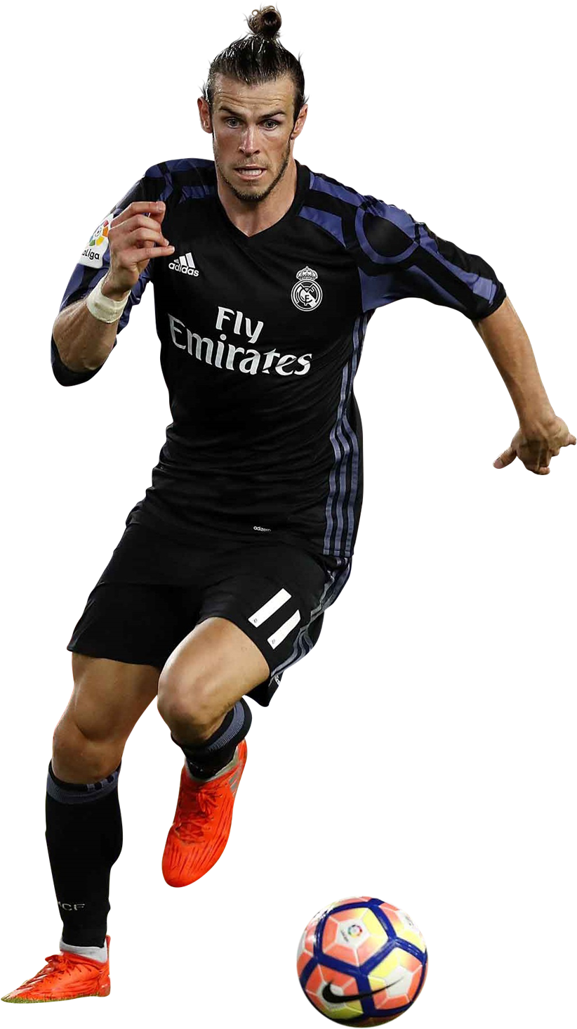 Gareth Bale Football Render - Soccer Player Deviantart Png (844x1500), Png Download