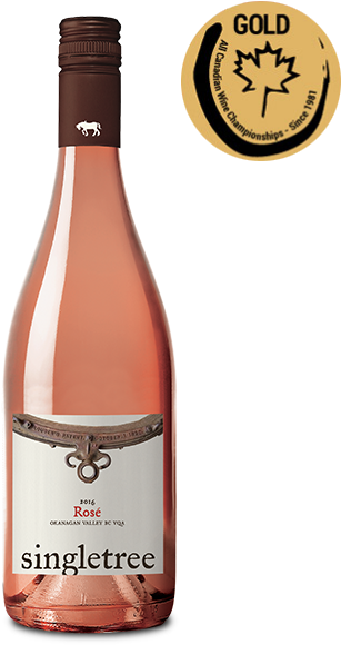 Singletree Rose2016 Goldaward - Rosé 2017 (470x596), Png Download