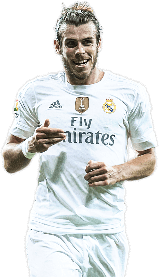 Gareth Bale - 2016-17 Real Madrid Home L/s Shirt (+ Fifa Wc) *bnib* (600x980), Png Download