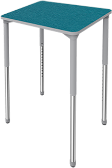 20" X 26" Rectangle Shape Student Desk - Outdoor Table (350x350), Png Download