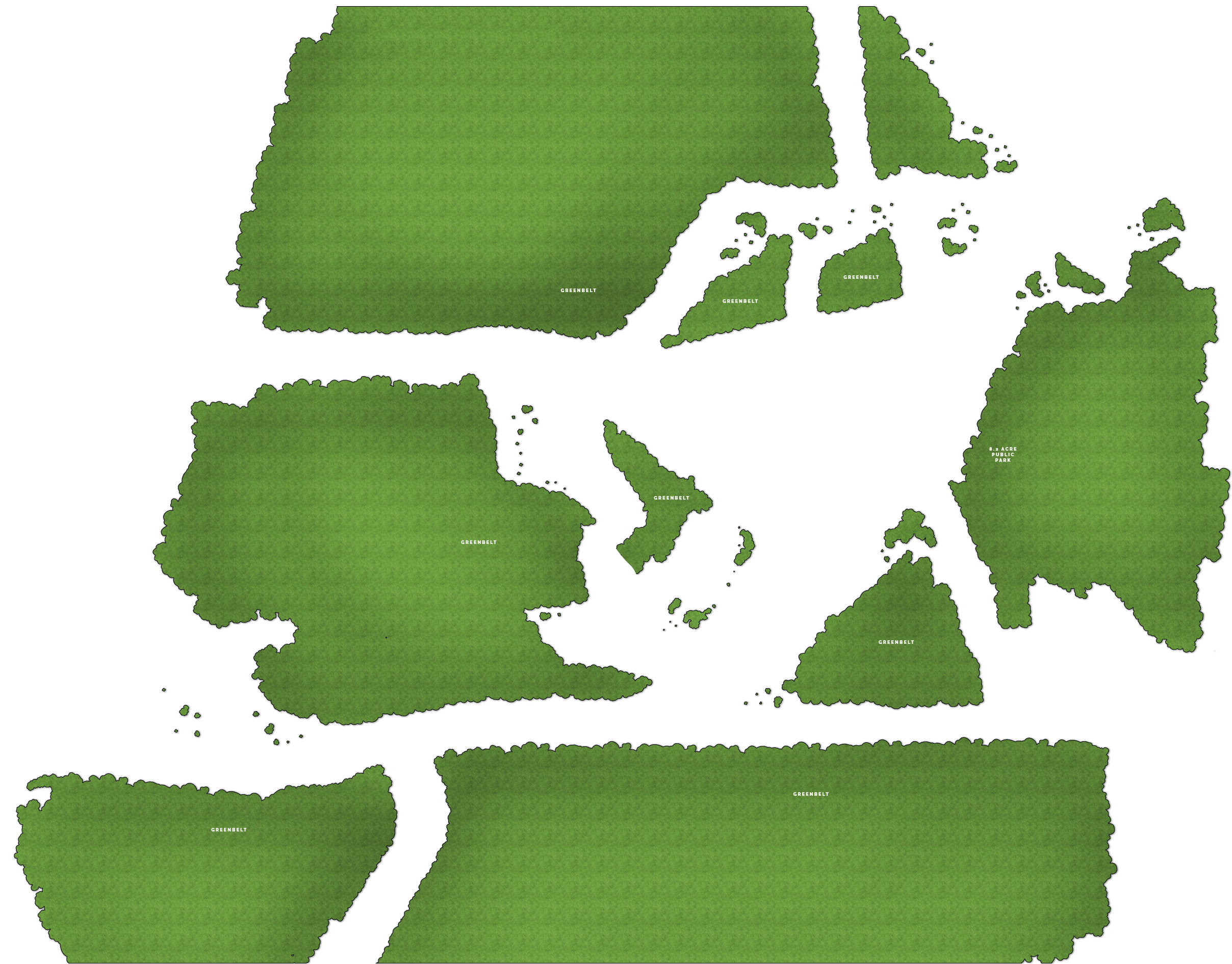 Hill Country Living For Austin City Dwellers - Map (2464x1891), Png Download