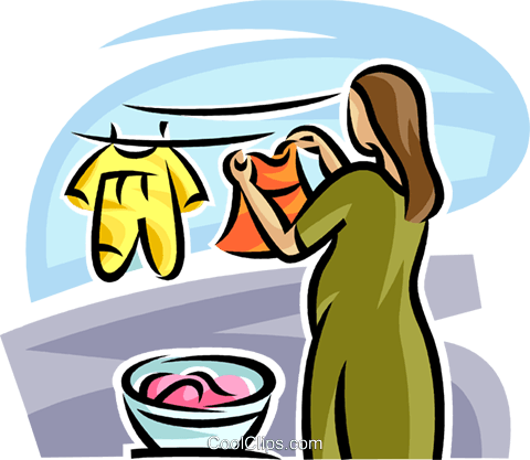 Download Mother Hanging Clothes On The Line Royalty Free Vector Mother Doing Laundry Clipart Png Image With No Background Pngkey Com