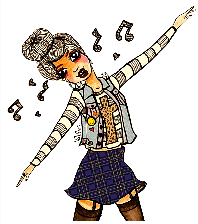 Vintage Girl Png 46 By Ananurputeri - Silver Lining Of Your Cloud Quotes (401x452), Png Download
