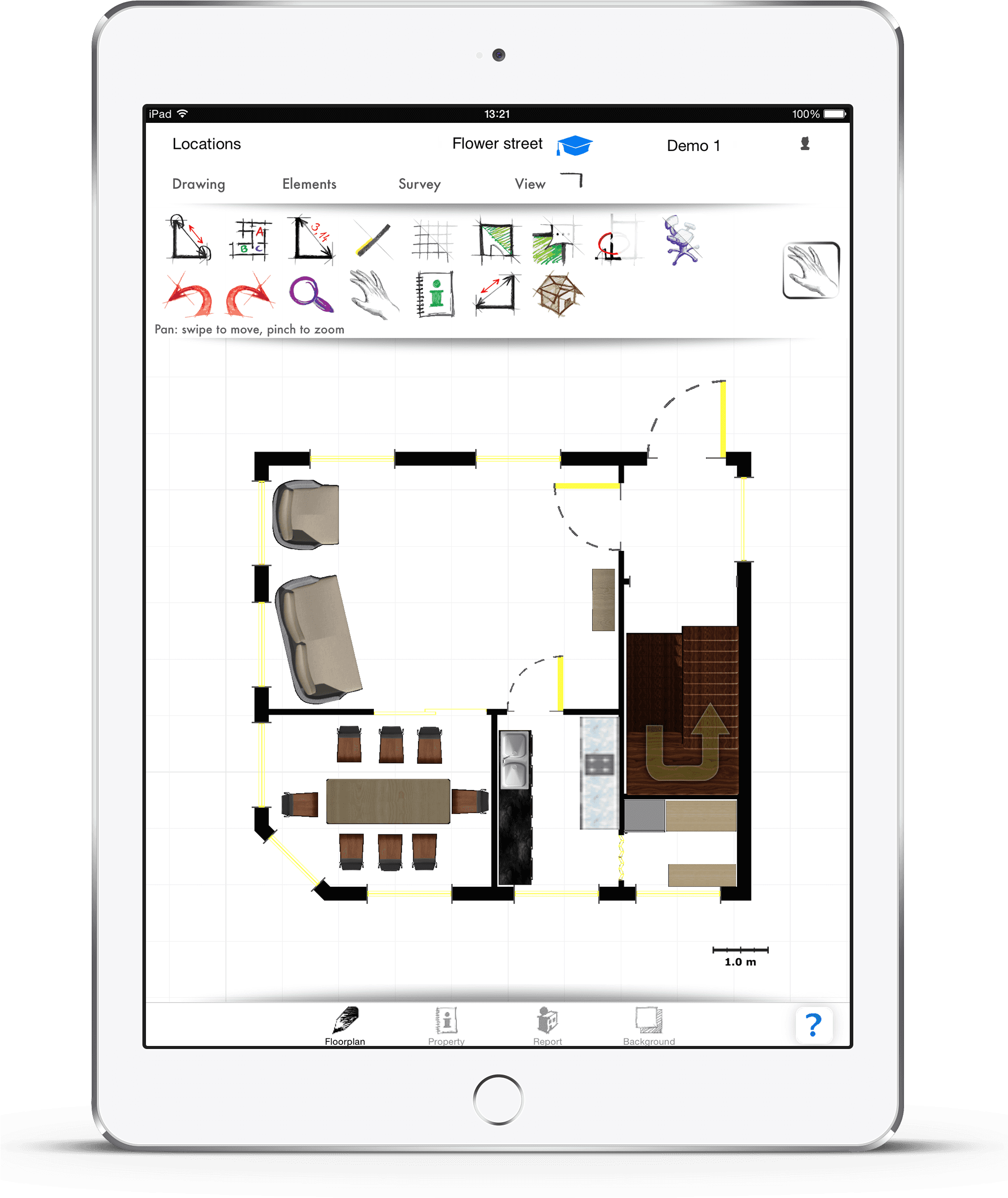 Ipad Air 2 Psd Mockup By Graphicsoulz - Orthograph (1967x2392), Png Download