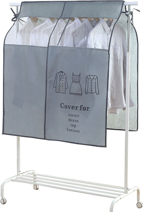 Clothes Storage Bag Hanging Clothes Three Dimensional - Clothing (800x800), Png Download