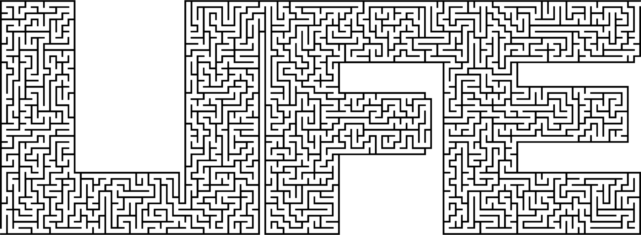 The Art Of Life Maze Labyrinth Coloring Book - Maze Png (2041x750), Png Download