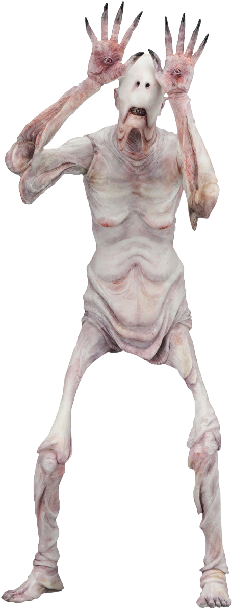 Pale Man With Underworld Throne Guillermo Del Toro - Pale Man Pan's Labyrinth Action (472x1242), Png Download