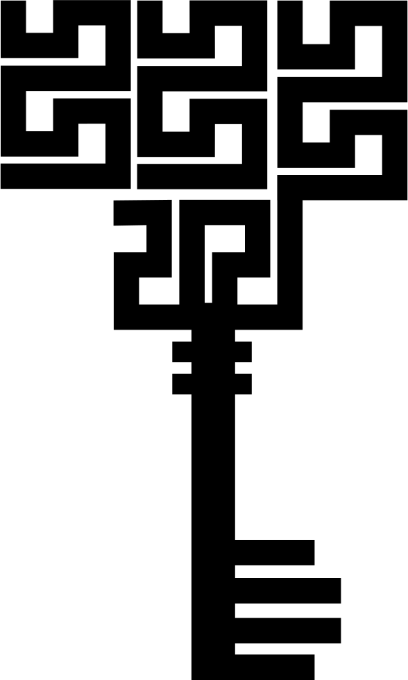 Key Complex Design Like A Labyrinth Comments - Philadelphia Parking Authority (588x980), Png Download
