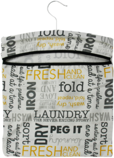 Hanging Waterproof Inside Clothes Peg , Adorable Cotton - Newsprint (350x350), Png Download