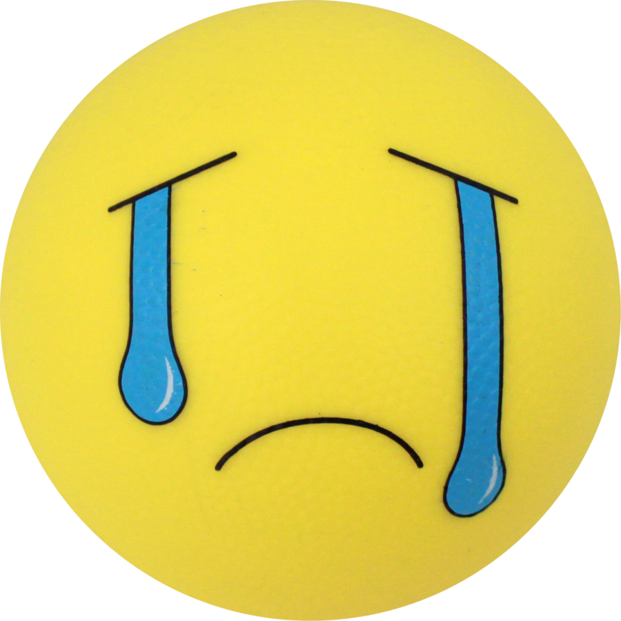 Sad, Crying Emojiball - Emojiball (900x900), Png Download