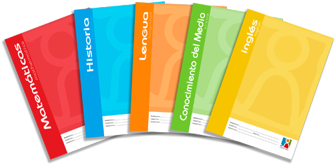 Folders A4 Asignaturas - Colores De Las Asignaturas (508x248), Png Download