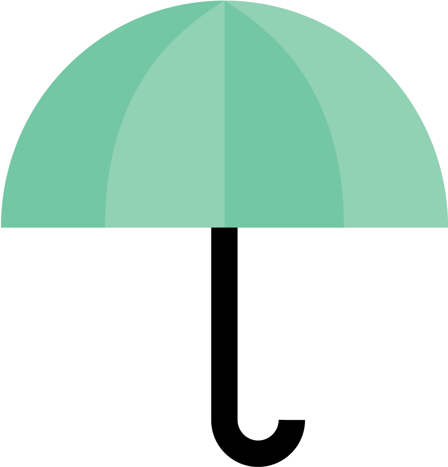 Umbrella Icon Aqua Lrg - Icon (900x936), Png Download