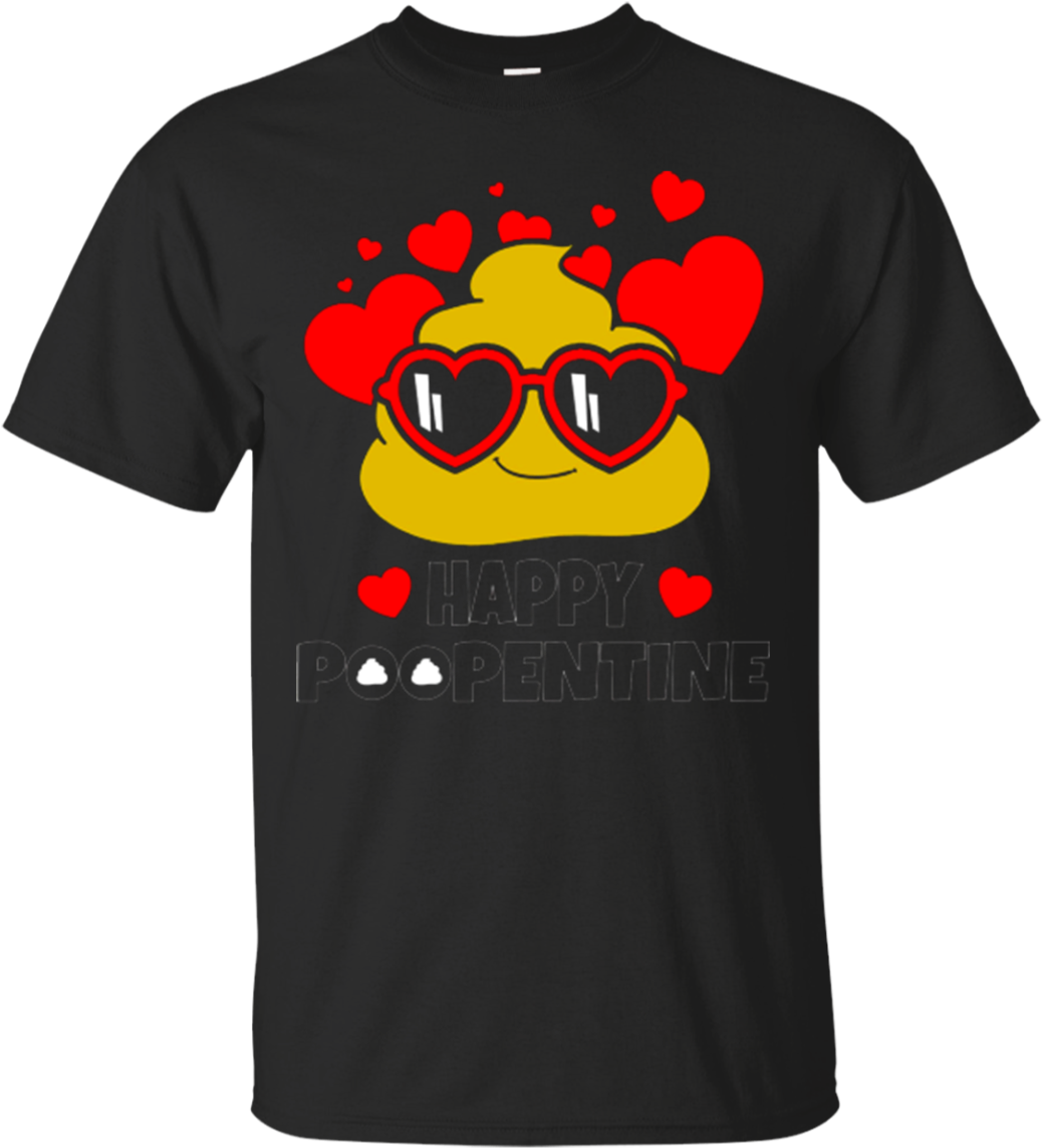 Happy Poopentine Poop Emoji Happy Valentines Day Shirt - Superman T Shirt Clipart (1155x1155), Png Download