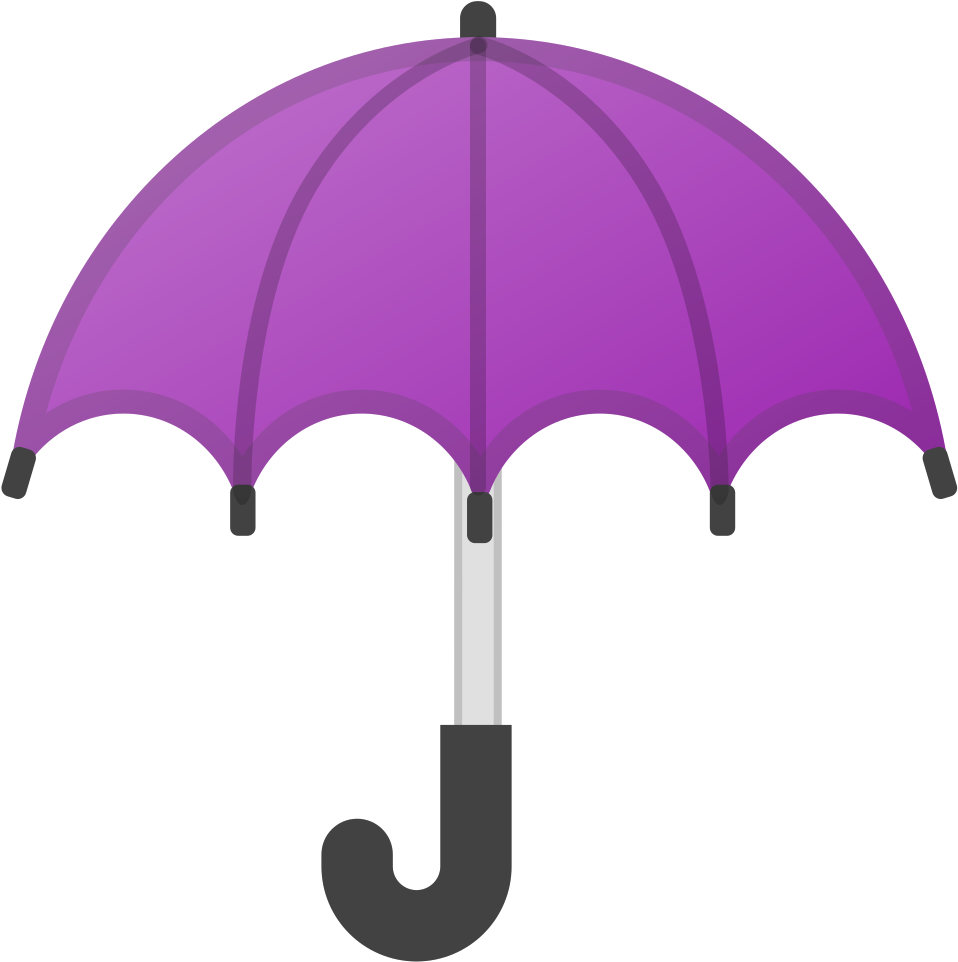 Download Svg Download Png - Umbrella Emoji (1024x1024), Png Download