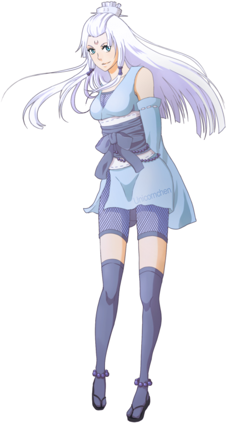 Hope You Like It, Although I Did Not Draw Naruto-style, - Naruto Oc Mizuki Namida (639x1024), Png Download