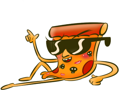 Pizza Steve (500x331), Png Download