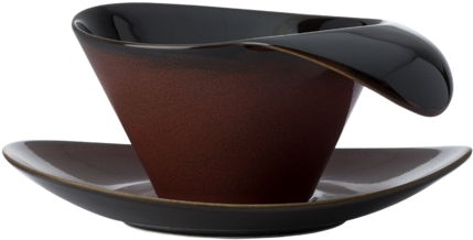 Tea Cup & Saucer - Oneida Teacup Saucer, 7-1/4", Oval, Coupe, For (480x480), Png Download
