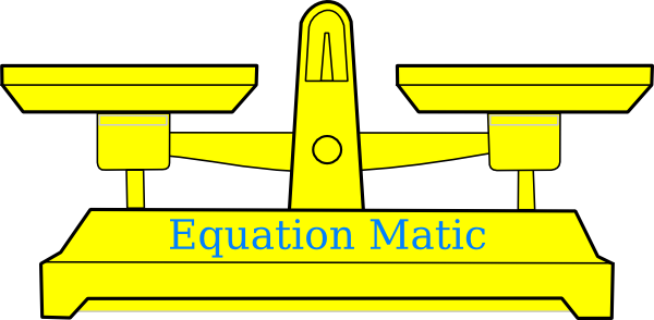 Math Equation Clip Art - 2 Step Equations Clipart (600x294), Png Download