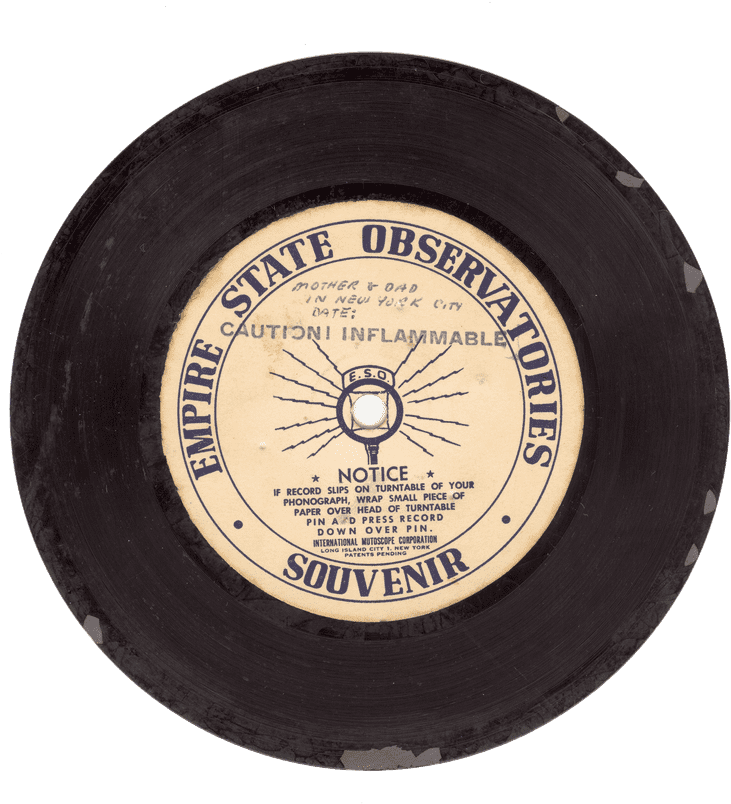 Five-inch Transcription Disc Manufactured By The Mutoscope - Record (800x839), Png Download