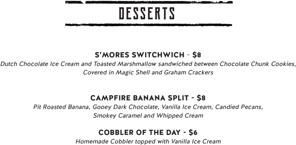 Desserts - Portable Network Graphics (1000x510), Png Download