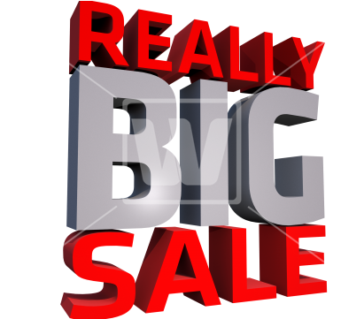 Really Big Sale - Big Sale Png (550x360), Png Download