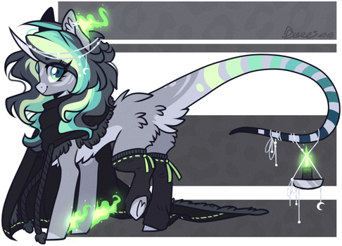 Green Flame Luceprima Pony By D-dyee - Pony (486x350), Png Download
