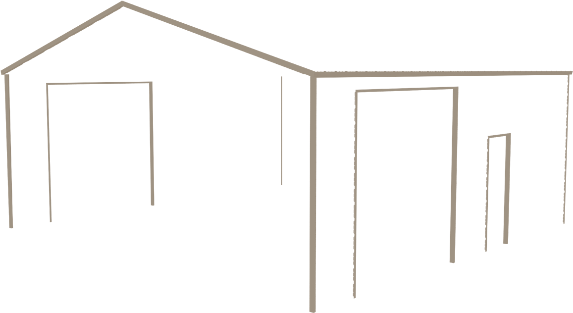 Carport Trim Clay - Shed (1600x861), Png Download