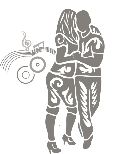 Emile And Veronika Tribal Logo With Sun And Music Notation - Kizomba Silhouette (500x641), Png Download