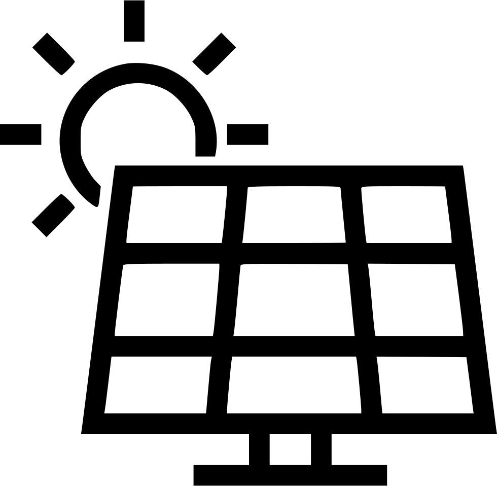 Solar Panel - - Solar Panel Free Icon (980x958), Png Download